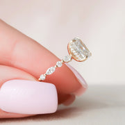 Handmade Pave Setting Promise Ring